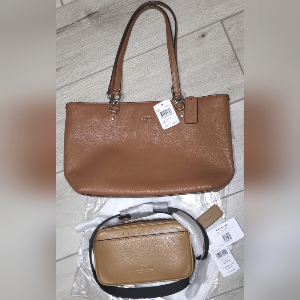 [NWT] 🏇 Coach Purse + Crossbody Bundle